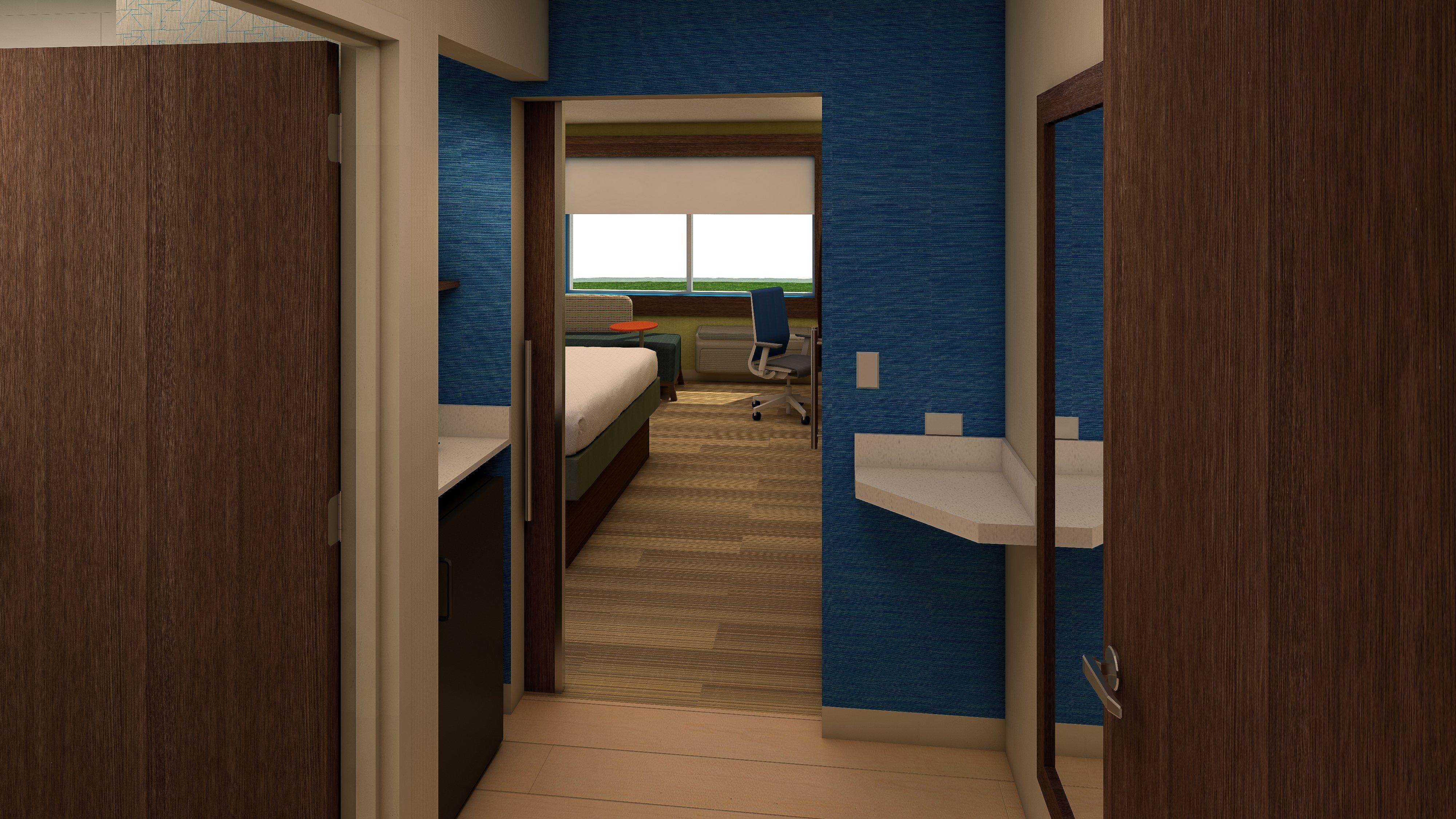 Holiday Inn Express & Suites Omaha Airport By Ihg Carter Lake Bagian luar foto