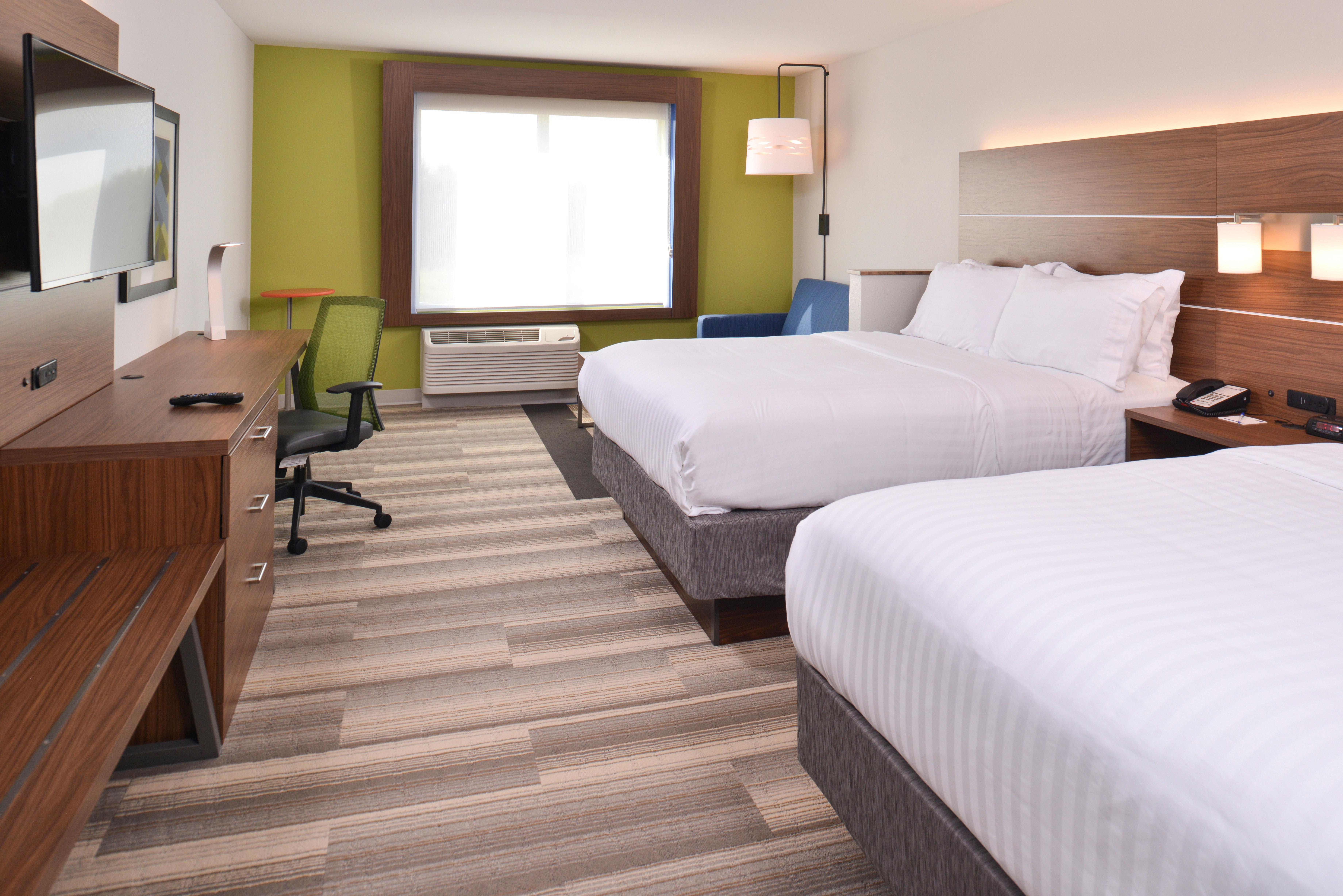 Holiday Inn Express & Suites Omaha Airport, An Ihg Hotel Carter Lake Bagian luar foto