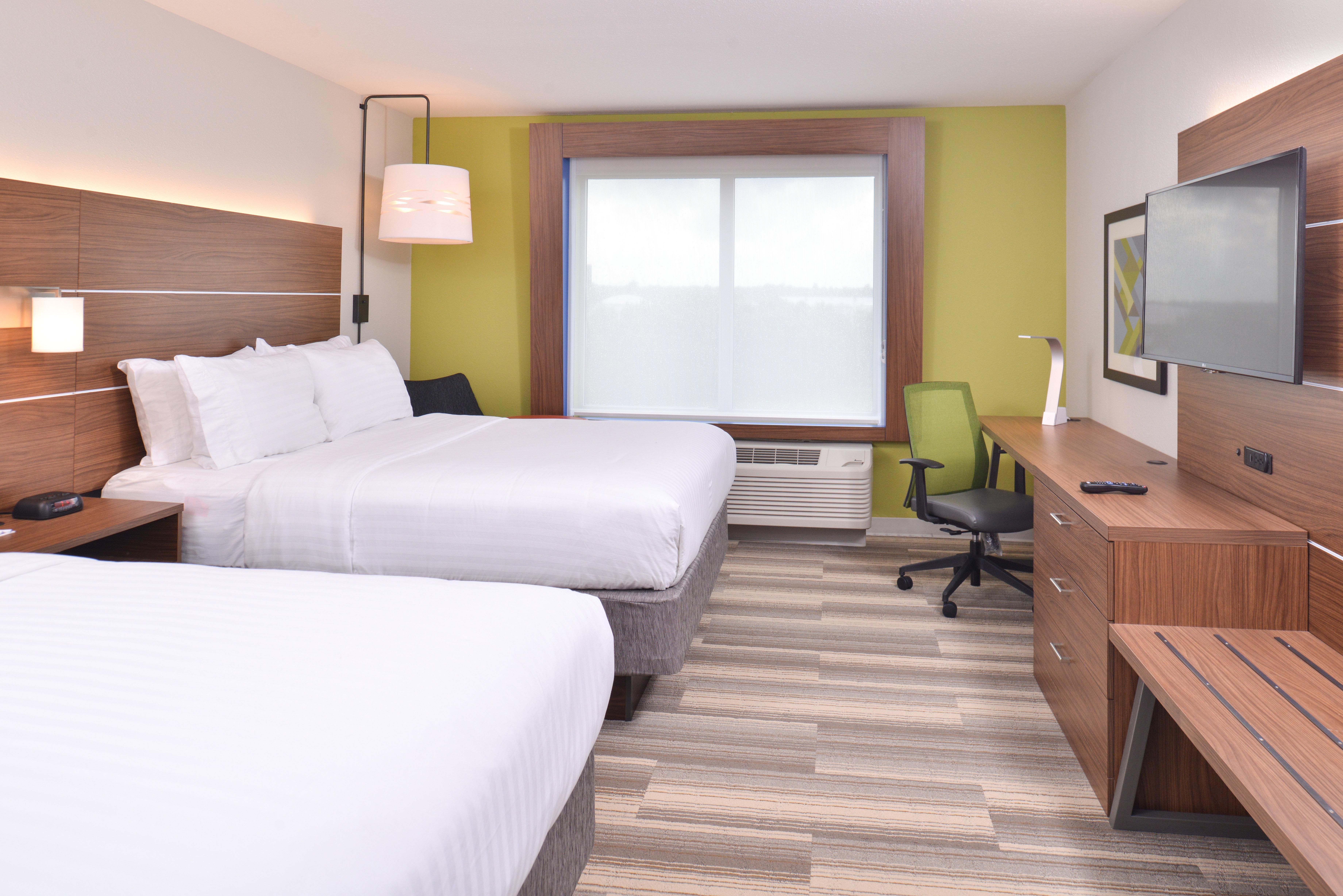Holiday Inn Express & Suites Omaha Airport By Ihg Carter Lake Bagian luar foto